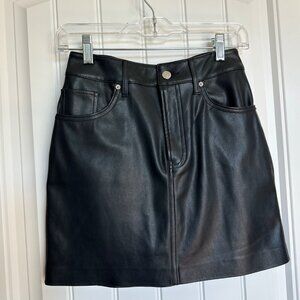 Express Faux Leather Skirt size 0